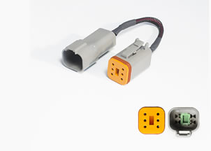 6-Pin to 4-Pin Power Lead Adaptor (For use with Auto Tune/Target Tune)